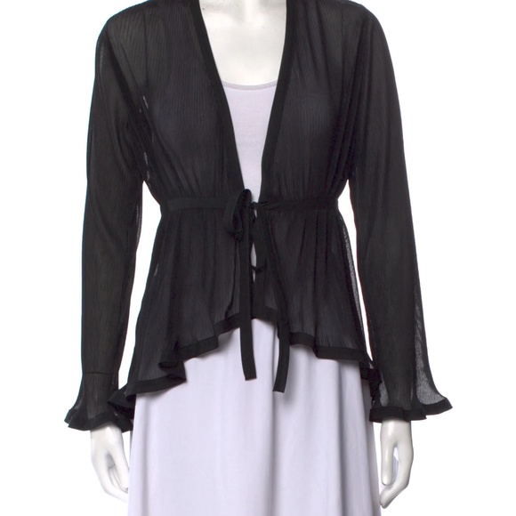 La Perla V-Neck Long Sleeve Blouse - Picture 1 of 3